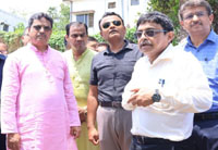 construction of covered drains and roads in agartala city